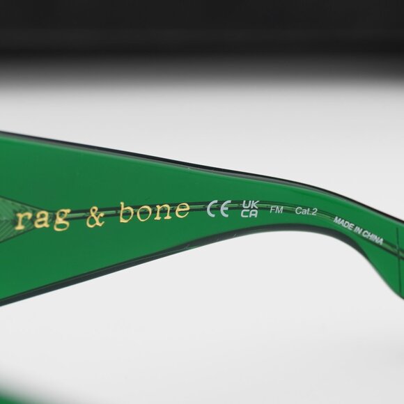 Rag & Bone RNB6004/S 01ED QT Butterfly Sunglasses - Green - Picture 4 of 8